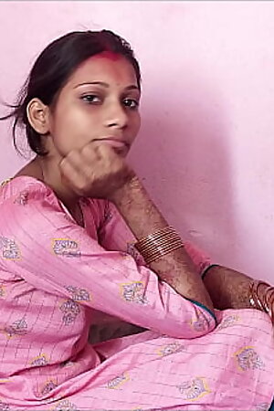 Newly married Bhabhi happy by licking pussy and fucking ! Hindi Audio