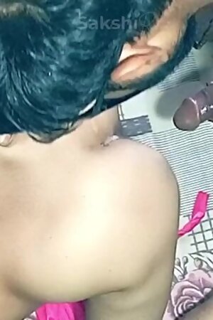 Valentine Day Special - Silky Pink Nighty, Sakshi Bhabi Fucking with her Dever Hindi Sex
